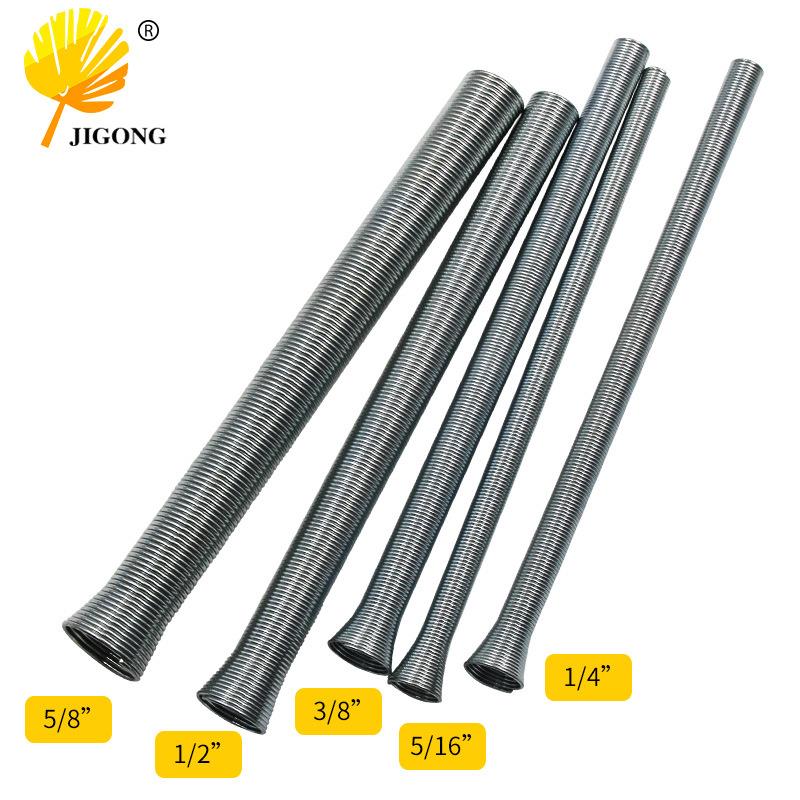 手动弹力弹簧小型折弯器组合 空调铜管弯管器弯簧外用加长6-16mm