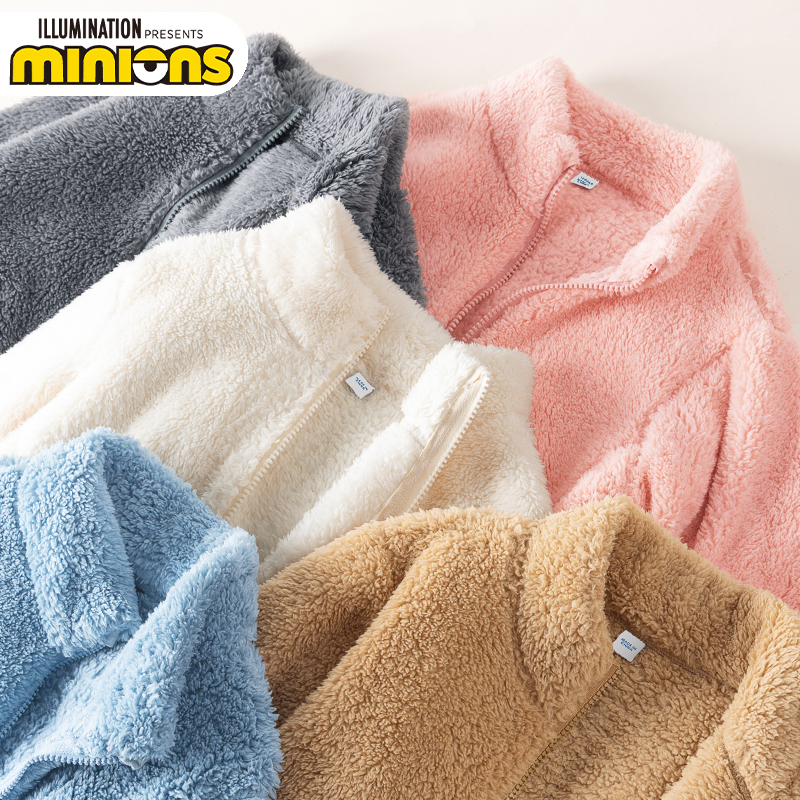 小黄人童装男童加绒外