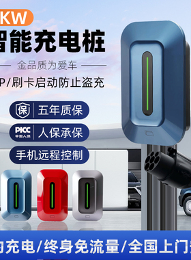 狮子座新能源汽车汽车充电桩家用7kw枪特斯拉问界智界极氪