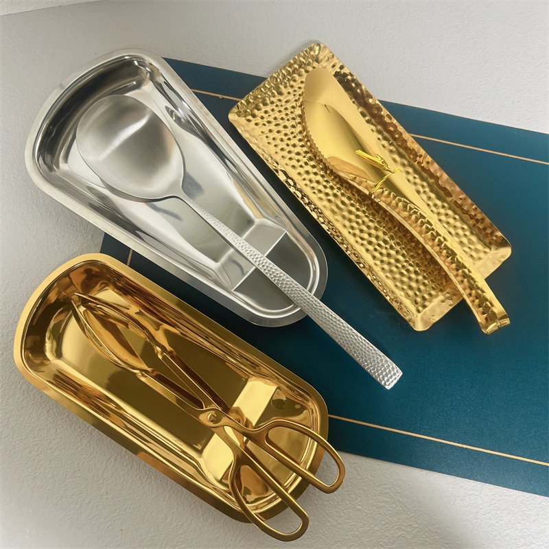 金色不锈钢搁盘自助餐夹食品夹架面包夹扇形盘子勺托自助餐收纳盘,餐饮具,酒店餐具,淘宝优惠券,粉丝福利购,淘宝优惠卷