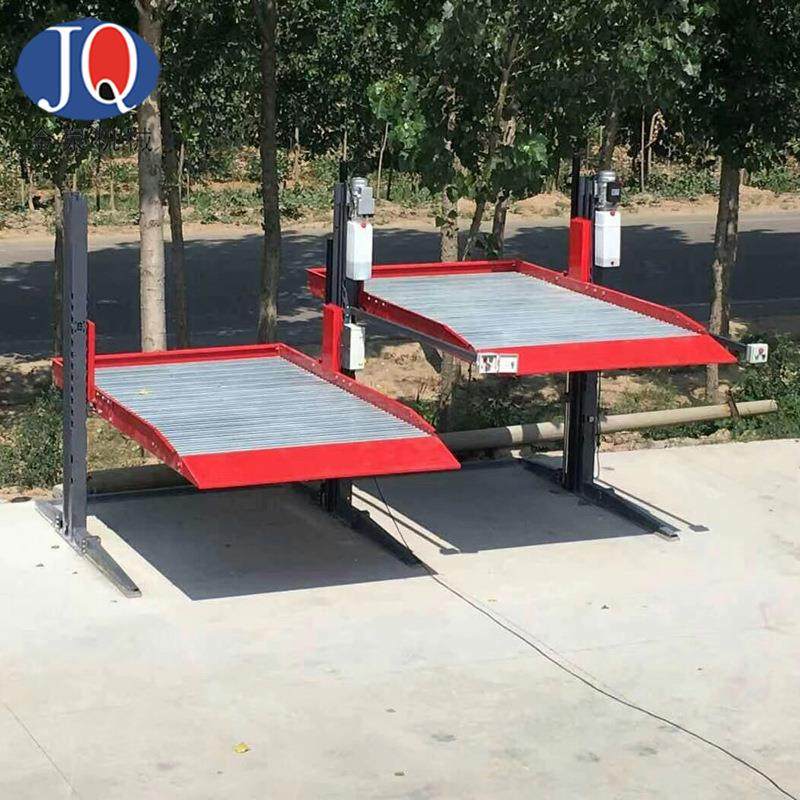 两柱立体车库智能双层机械式家用停车设备简易升降设备立体车库