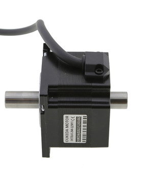 57空心轴步进电机 双轴 NEMA23  0.78 Nm 2.0A 57x57x45mm 57中空