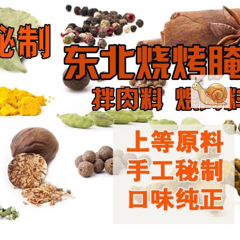 [鹤佰味]秘制腌肉料煨肉料齐齐哈尔烤肉腌料牛羊肉调味料粉拌