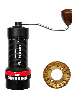 CafeSing虎鲸鬼齿咖啡手磨ORCA手冲磨豆机手摇快拆刀盘手动研磨器