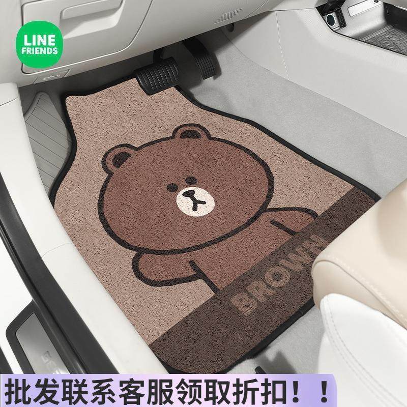 汽车丝圈脚垫主驾驶单片车用通用易清洗车内地毯地垫保护垫车垫子