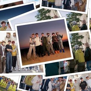 54大张高颜值0713再就业男团群像拍立得创意小卡 升级双面印刷