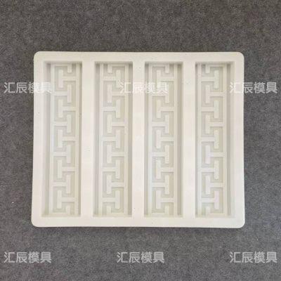 仿古砖雕回纹线青砖装饰条模具古建踢脚线影壁水泥边框浮雕砖模板