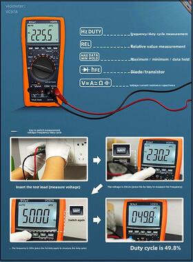 Vici Vc97A电工用万用表，高精度全自动防烧多功能维修万用表