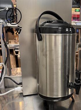 商用肯德基10L豆浆桶/必盛客区保温桶/不锈钢奶茶桶保温壶冷水桶