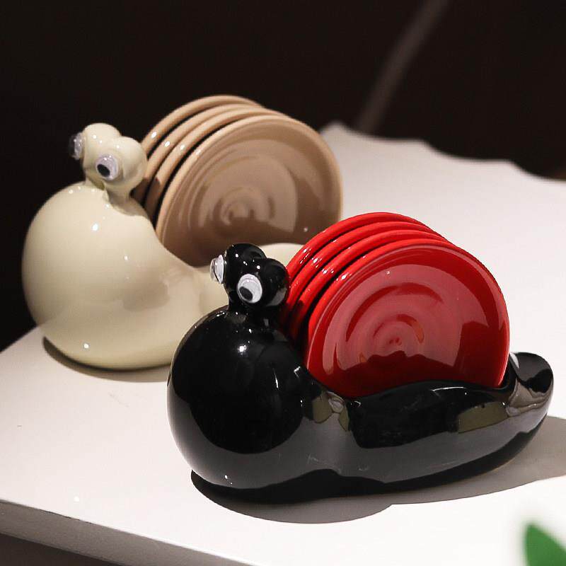 可爱蜗牛味碟套装 陶瓷小碟子家用火锅干碟蘸料蘸酱碟调料碟商用