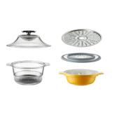 陶瓷锅 东菱DL 炖锅锅体 玻璃锅盖 蒸 9009蒸汽锅配件