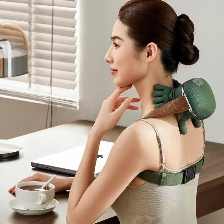 抖音N7大师手颈椎手掌按摩器肩颈可携式按摩仪器斜方肌颈椎按摩器