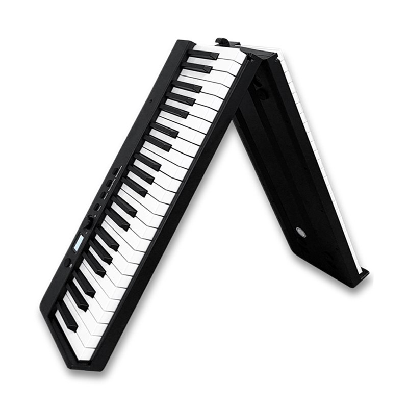 88键可折叠电子钢琴便携式键盘专业学生简易桌面户外练习家用