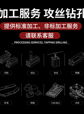 极速工业铝挤型材料160160W重型加厚160320铝合金型材龙门立柱横