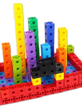 100pcs Numberblocks Multilink Linking Counting Cubes Snap