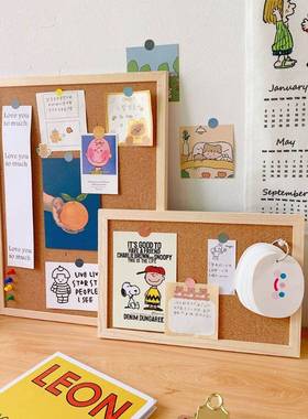 Cork Wood Wall Hanging essage Bulletin Board Frae Notice N