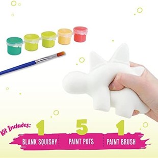 Dinosaur Paint Your Own Squishies Kit. Squishy Painting Kit