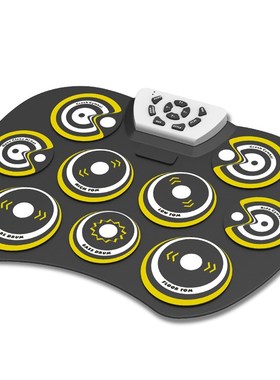 手卷电子鼓DTX游戏G800便携混响架子鼓外贸跨境带脚踏儿童初学