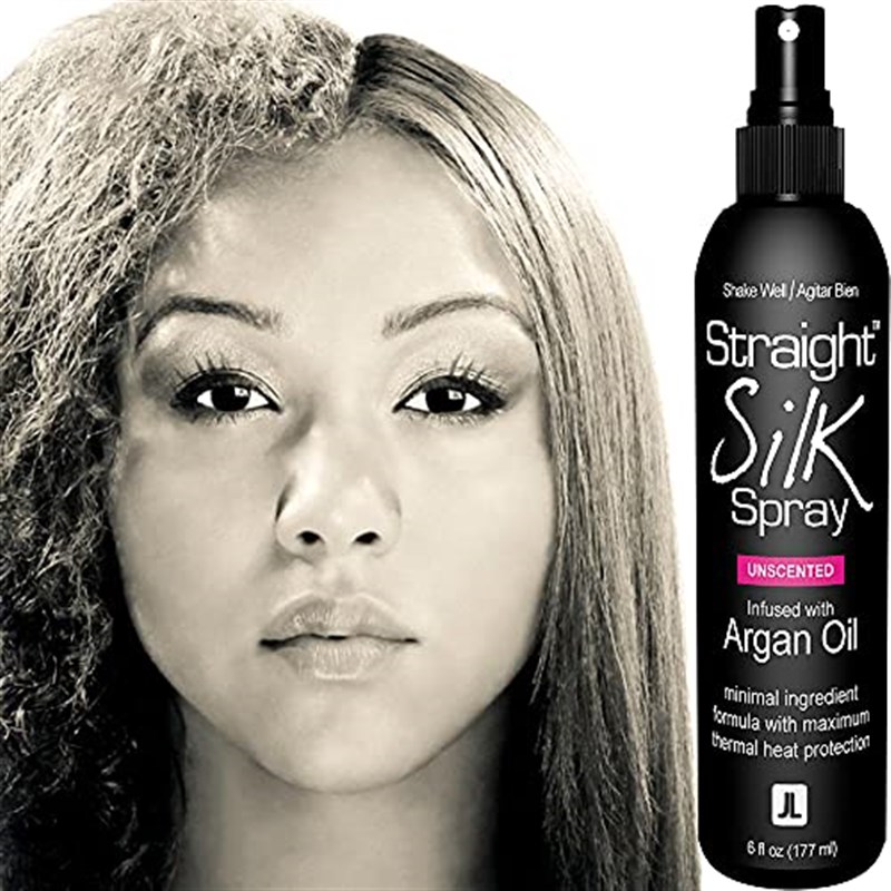 Straight Silk Spray with Moroccan Argan Oil  Hair Straighte