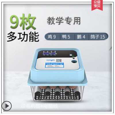 爆品枚孵化器孵化h机孵蛋器家用型全自动小型迷你水床孵化箱智品