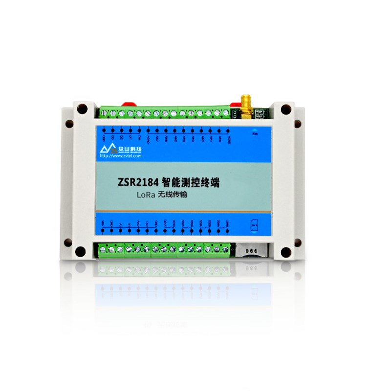 LoRa无线1路485模拟量8路420mA采集4路开关量输入继电器输出模块
