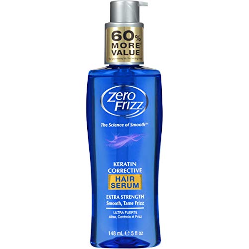 Zero Frizz Hair Serum Keratin Corrective 5 Ounce (145ml) (Pa