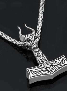 -New Viking Claw Thor Hammer Pendant Neckl Mens Jewelry