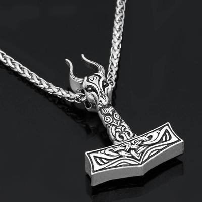 -New Viking Claw Thor Hammer Pendant Neckl Mens Jewelry