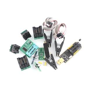 CH341A编程器 免拆测试夹子SOP8/16BIOS烧写线IC测试线芯片烧录座