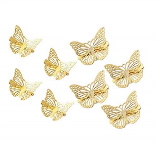OBTANIM Butterfly Hair Clips  12 Pcs Cute Metal Butterfly Ha