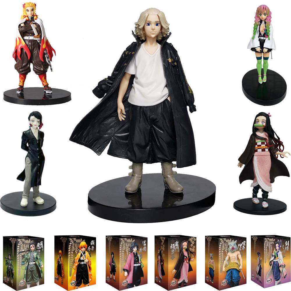 Anime Demon Slayer Figure Kamado Tanjirou Nezuko Action Figu