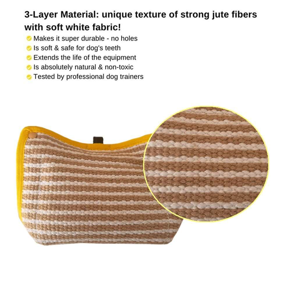 German shepherd horse dog training bite pillow coarse hemp t