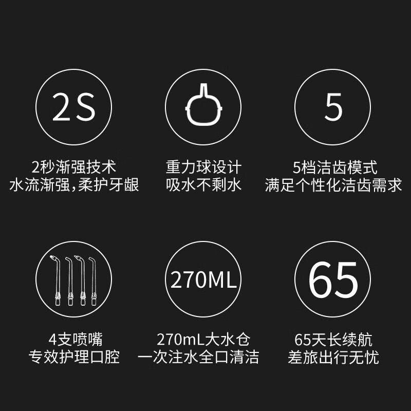 英普利冲牙器家用立式正畸大水箱洗牙器洁牙器水牙线便携手持式洗