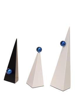 极速现代创意几何三角家居摆件样板房售楼处房办公室酒柜玄关装饰