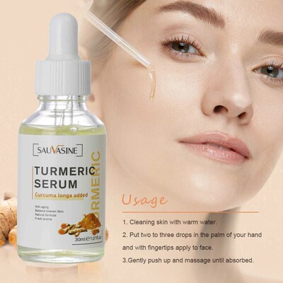 Turmeric Face Serum Organic Whitening Anti Aging Wrinkle oil