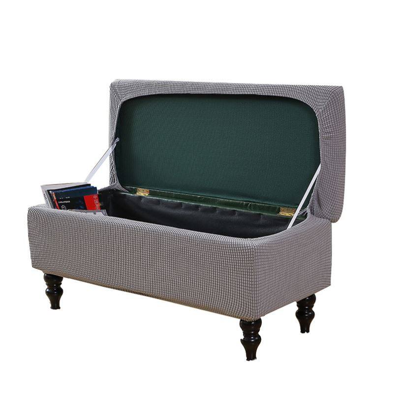 长方形储物凳套罩家用门口换鞋凳长凳专用椅套全包家用弹力防尘罩,居家布艺,沙发套,淘宝优惠券,粉丝福利购,淘宝优惠卷