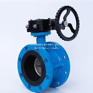 2026蝶阀D341X-10/16涡轮法兰蝶阀DN1001250150200300400国标重型