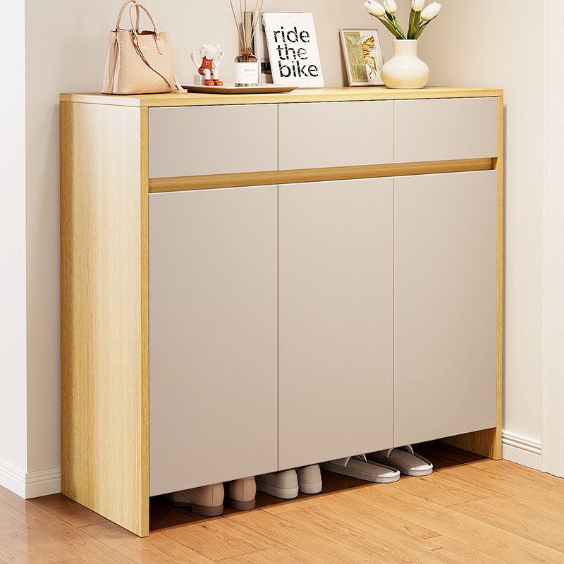 原木风鞋柜家用门口入户玄关门厅柜一体2026新款北欧大容量收纳柜,橡塑材料及制品,其他塑料制品,淘宝优惠券,粉丝福利购,淘宝优惠卷