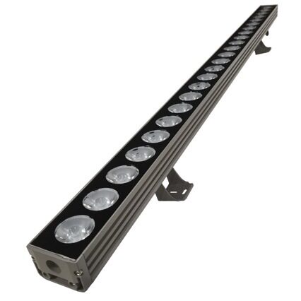 户外结构防水全彩DMX512氛围染色建筑楼宇亮化36W一束光洗墙灯