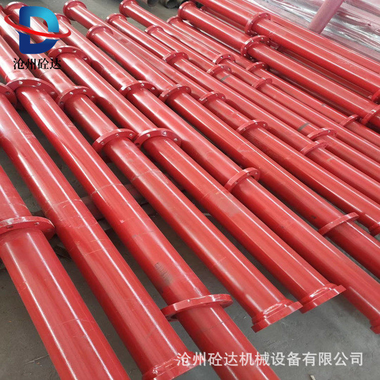 DN125乘3000乘8个厚超高压泵管 地泵拖泵用输送管道