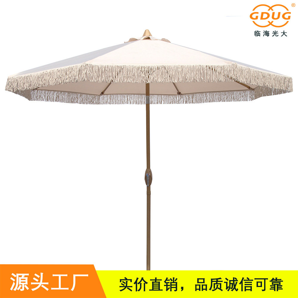 伞户外中柱太阳伞泳池庭院露台晴雨遮阳伞咖啡厅商用大伞庭院商用