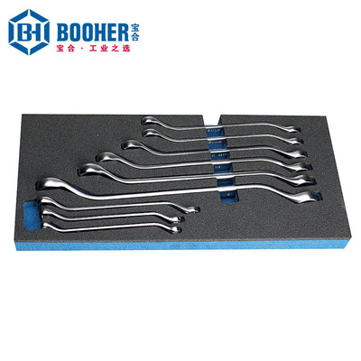 Booher宝合套装工具 BH1803005 10件套双梅花扳手