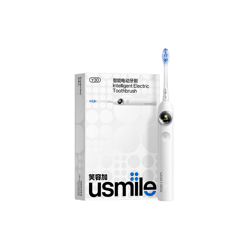usmile笑容加电动牙刷Y30系列 成人声波震动电动牙刷 生日礼物