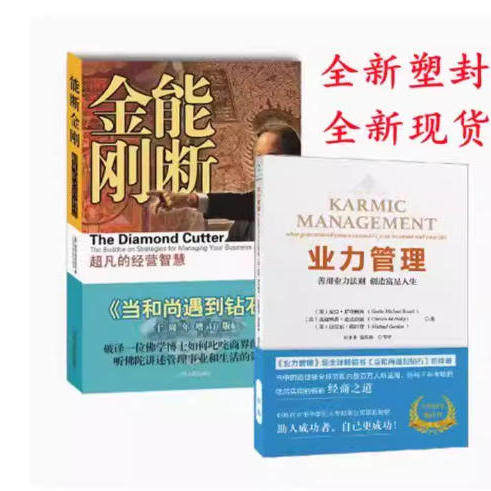 正版速发9787210060161 能断金刚：超凡的经营智慧 +业力管理 创造财富赚钱现代经商经典收（美）田多多等译 江