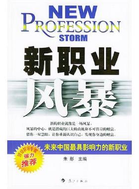 正版速发9787540733346 新职业风暴 朱彤著 漓江出版社
