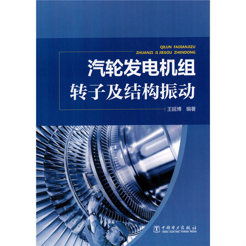 正版速发9787512382794 汽轮发电机组转子及结构振动 王延博 中国电力出版社
