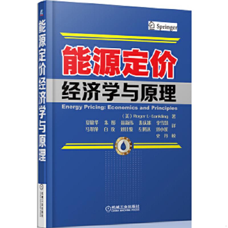正版速发9787111441496 能源定价经济学与原理 美 RogerL Conkling著 夏晓华 朱彤 聂新伟译 史丹校 机械工业出版社 (美)康克林