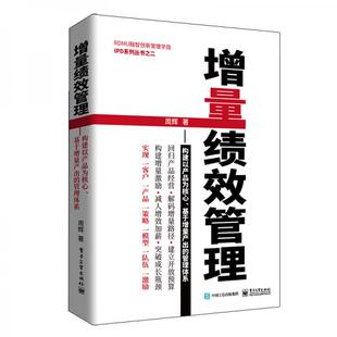正版速发9787121351235 增量绩效管理――构建以产品为核心、基于增量产出的管理体系 周辉 电子工业出版社