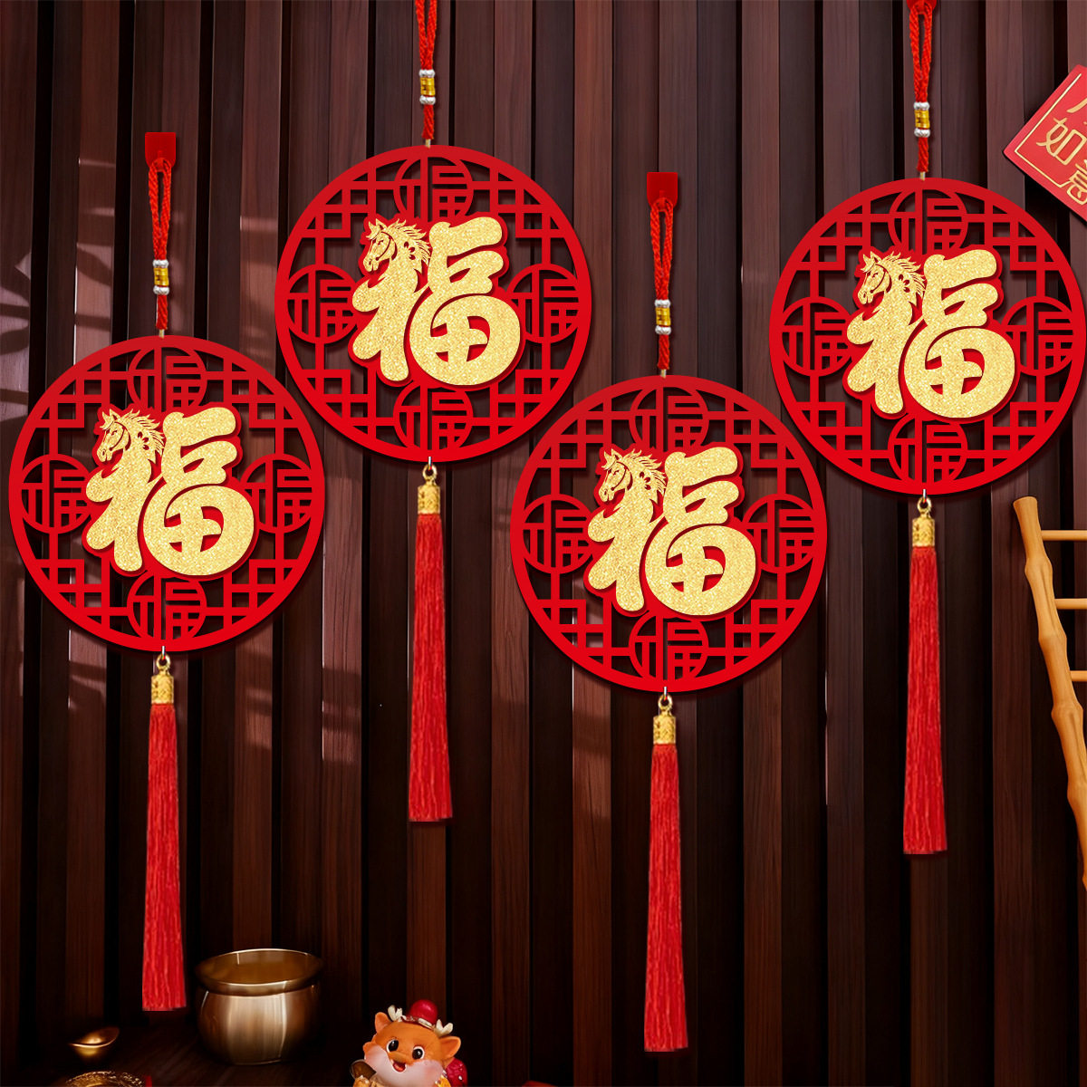 2026马年中国结挂件新年福字装饰