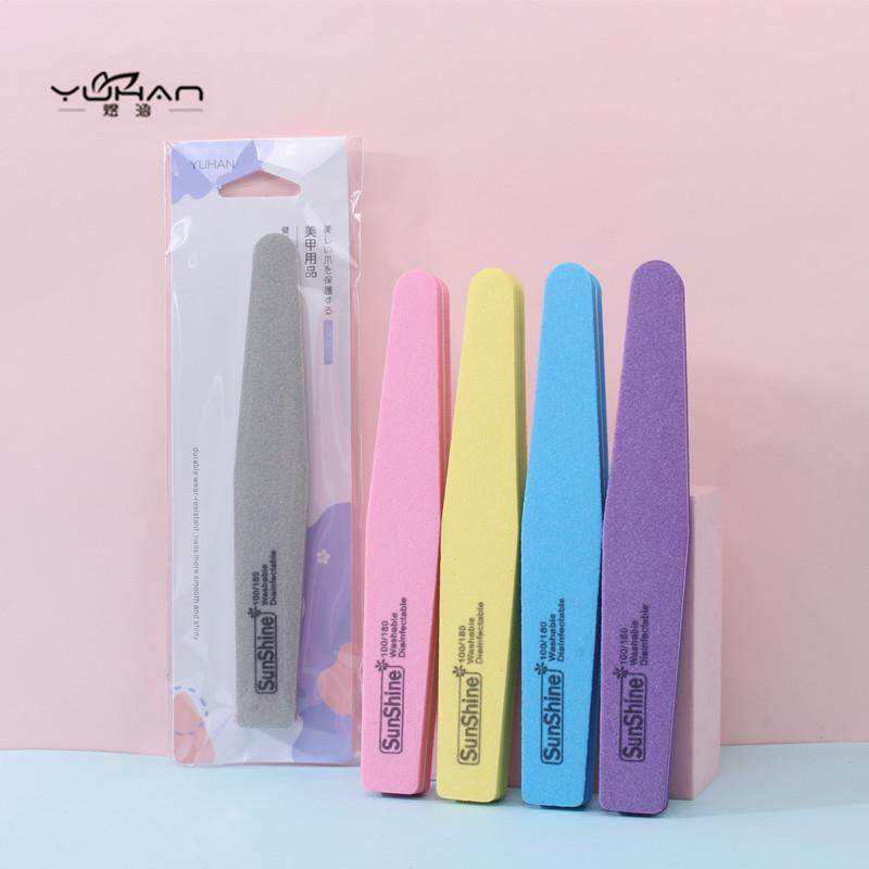 煜涵灰色指甲抛光锉 打磨条搓条纸卡装 美甲用品工具 A825